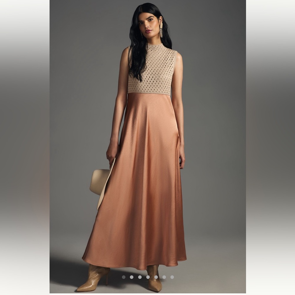 Mare Mare x Anthropologie Mock Neck Sleeveless Dress, Petite Small, NWT